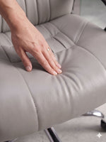 COZY CUB HIGH Back with Steel Base and 1 Year manufacturer Warranty on the Product Leatherette Office Executive Chair (Grey, Optional Installation Available)