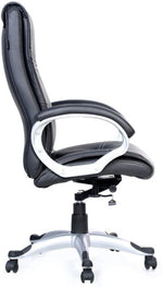 COZY CUB Leatherette office chair with adjustable seat height Leatherette Office Executive Chair (Black, DIY(Do-It-Yourself))