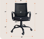 COZY CUB Mesh Office Executive Chair (Black, DIY(Do-It-Yourself))