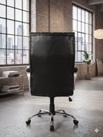 COZY CUB High Back Ergonomic Home & Office use Leatherette Office Executive Chair (Black, DIY(Do-It-Yourself))
