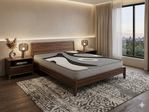 COZY CUB Memory Foam Mattress – King Size (72x72 Inch)