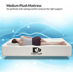 COZY CUB Breathable Quilted Smart Fabric King Size Mattress (4 Inch)