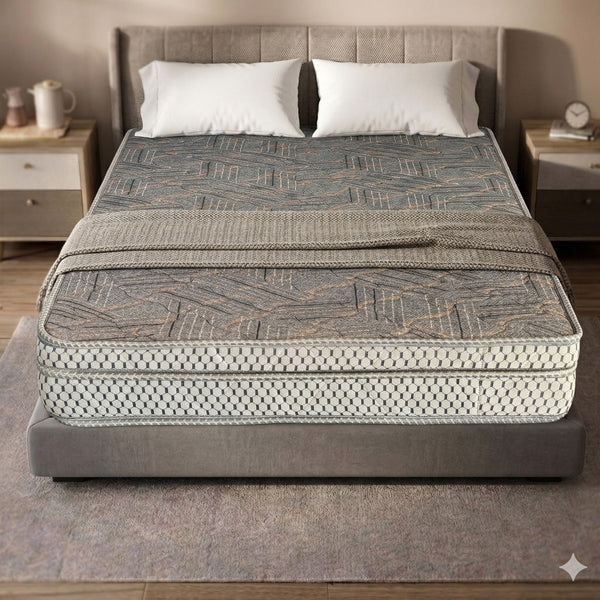 COZY CUB Breathable Quilted Smart Fabric King Size Mattress (4 Inch)